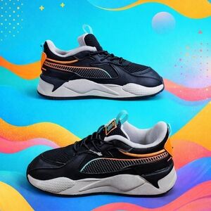 Puma RS-X 3D AC Inf puma black-harbor mist 390831 01 Toddler Kid Size 10c